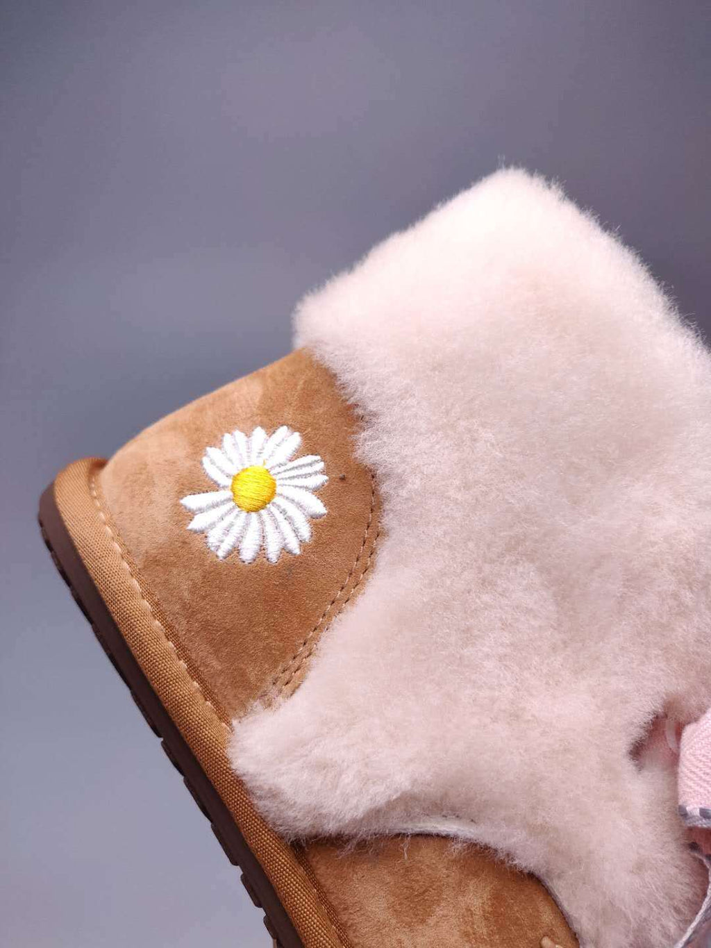 Chestnut Daisy Chain Ribbon Shoes – In Stock