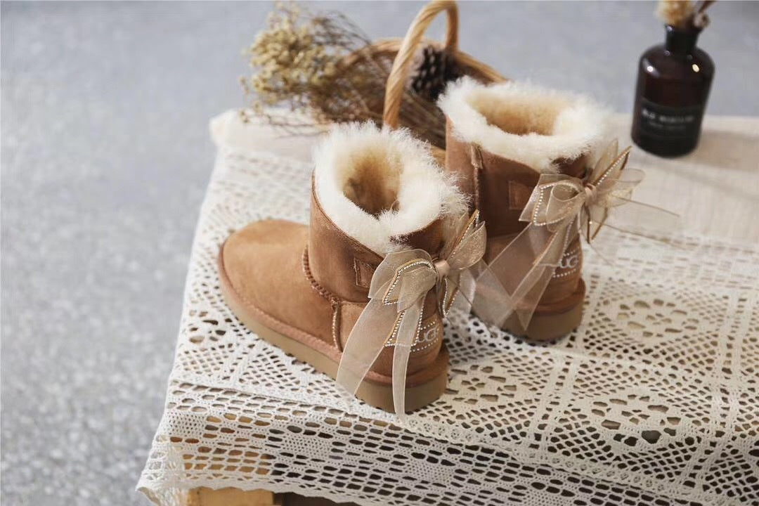 Chestnut Brown 3-in-1 Convertible Snow Boots