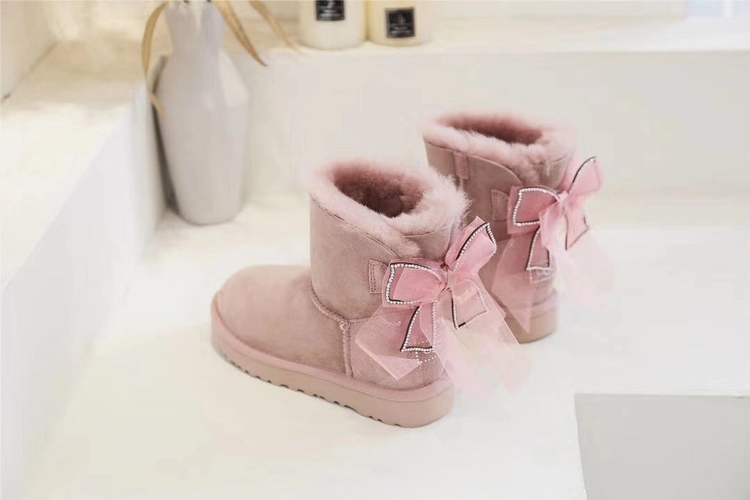 Dusk Pink 3-in-1 Convertible Snow Boots