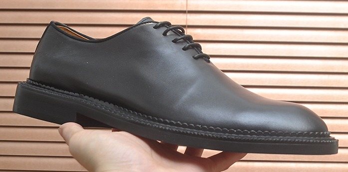 Christian Louboutin Black Red Sole Lace-Up Dress Shoes