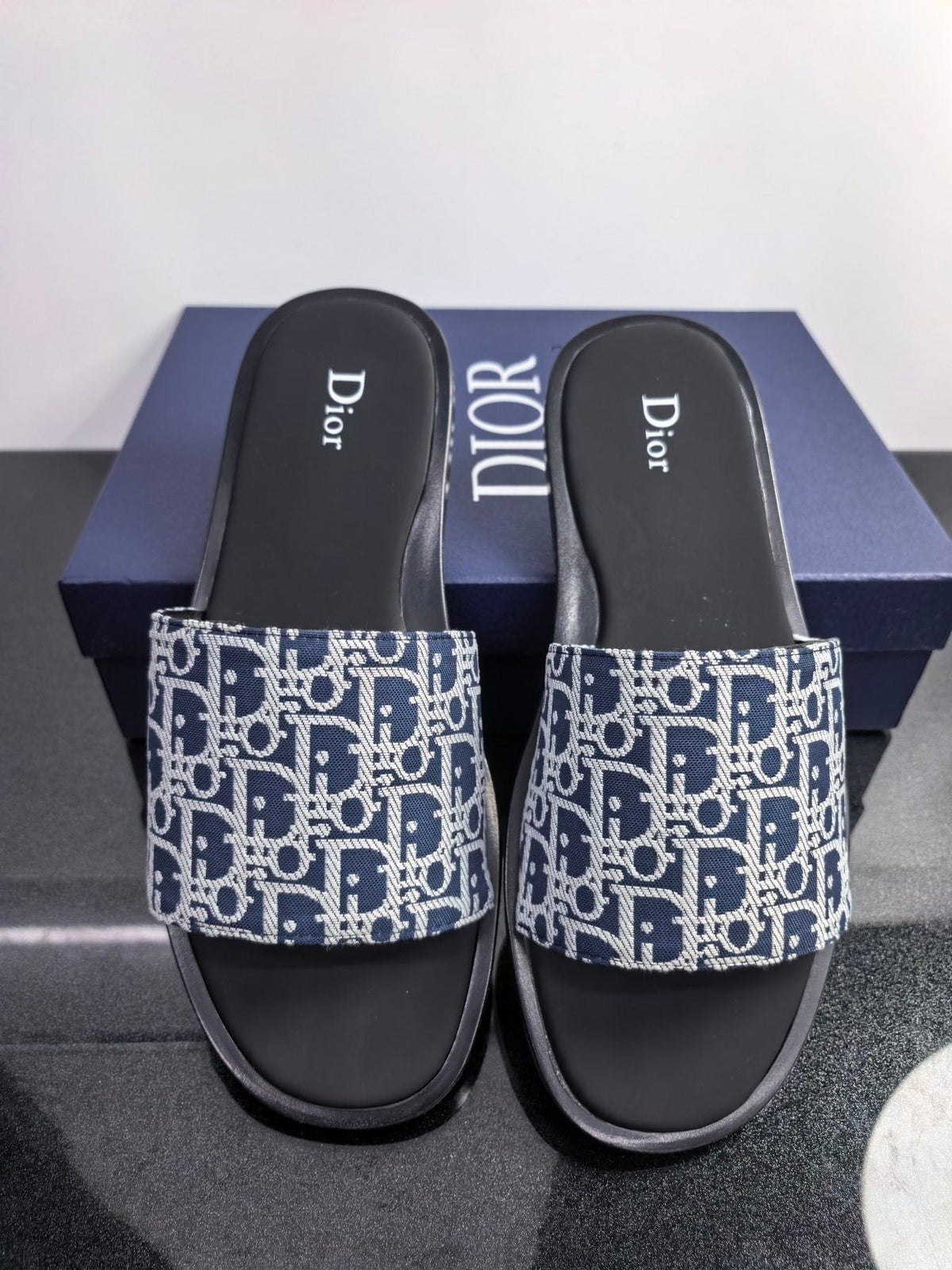 Dior Monogram Slide Sandals